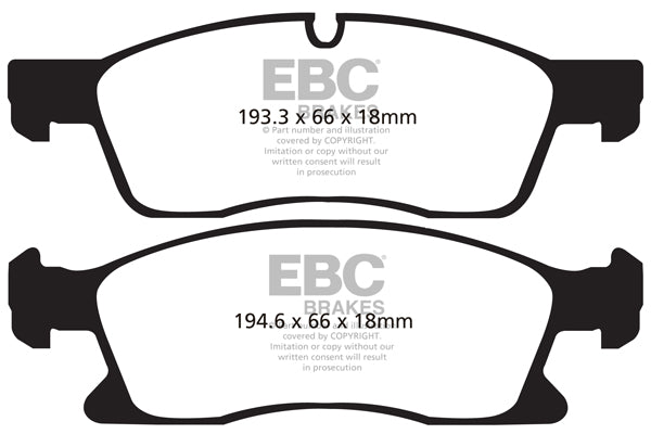 EBC Brakes Brake Pad - UD1871