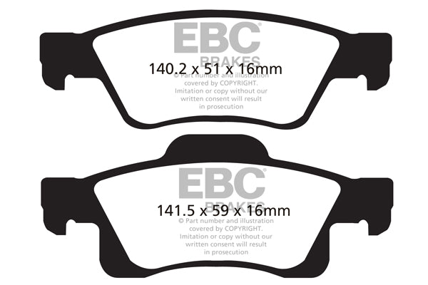 EBC Brakes Brake Pad - DP51872NDX