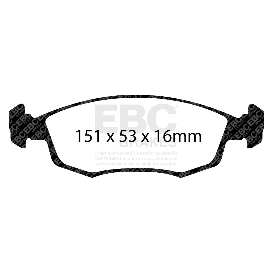 EBC Brakes Brake Pad - DP41879R