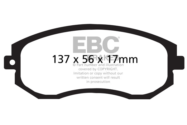 EBC Brakes Brake Pad - DP81884RP1