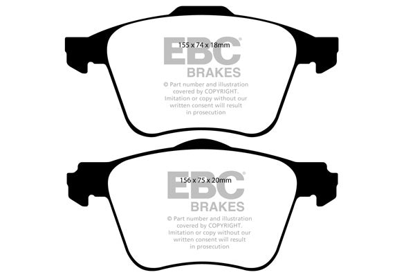 EBC Brakes Brake Pad - DP31914C