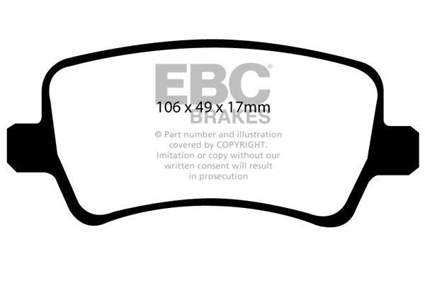 EBC Brakes Brake Pad - UD1934