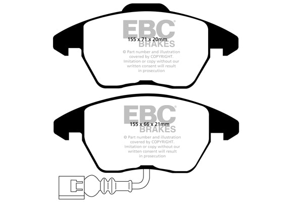 EBC Brakes Brake Pad - DP41945R
