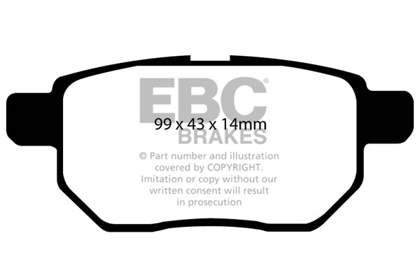EBC Brakes Brake Pad - DP31947C