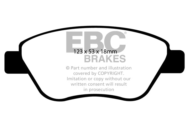 EBC Brakes Brake Pad - UD1965