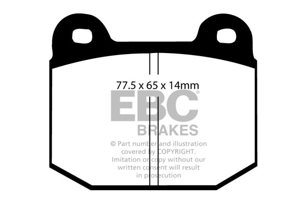 EBC Brakes Brake Pad - DP4197R