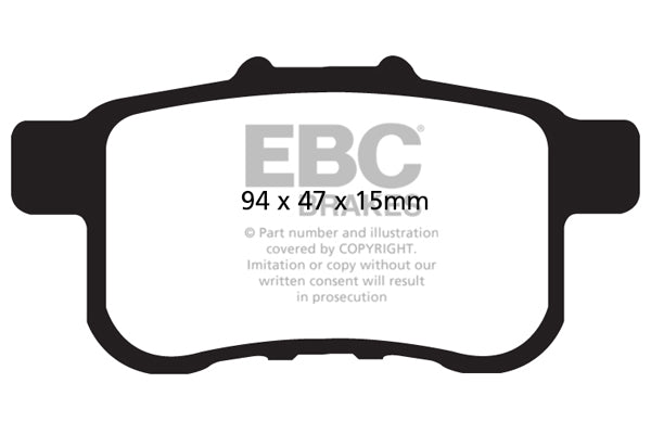 EBC Brakes Brake Pad - DP41987R