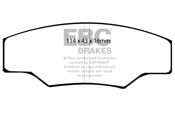 EBC Brakes Brake Pad - DP22003