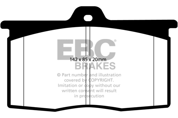 EBC Brakes Brake Pad - DP42041R