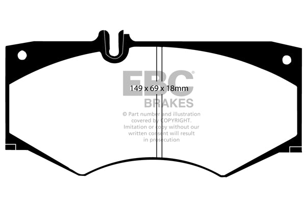 EBC Brakes Brake Pad - DP4413R