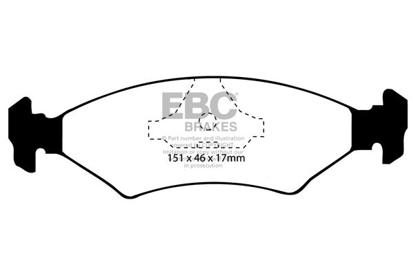 EBC Brakes Brake Pad - DP415