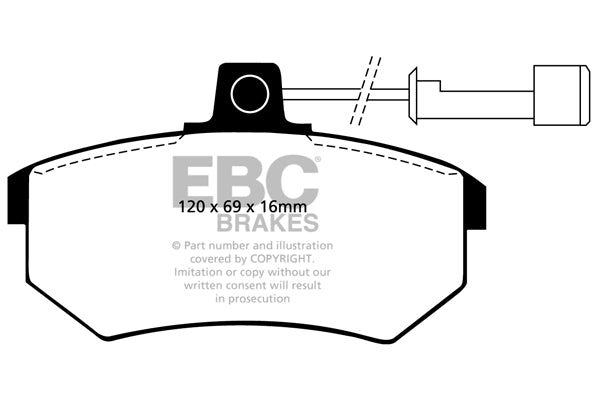 EBC Brakes Brake Pad - DP2486