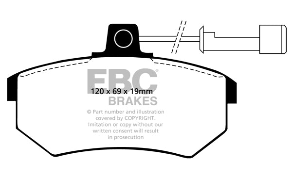 EBC Brakes Brake Pad - DP486