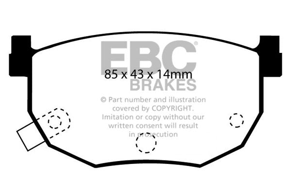 EBC Brakes Brake Pad - DP4528R