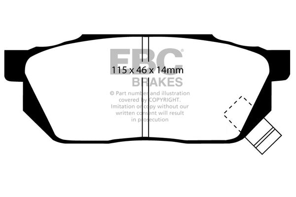 EBC Brakes Brake Pad - DP570