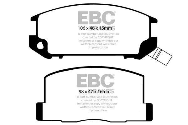 EBC Brakes Brake Pad - DP2602