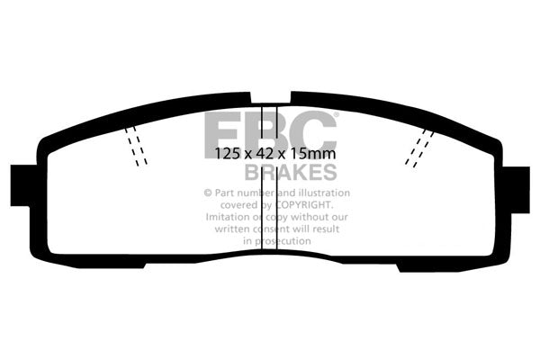EBC Brakes Brake Pad - DP608/2