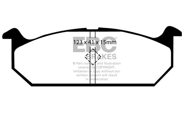 EBC Brakes Brake Pad - UD613
