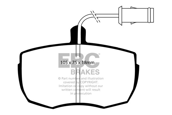 EBC Brakes Brake Pad - DP6622