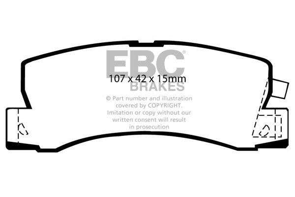 EBC Brakes Brake Pad - DP2628