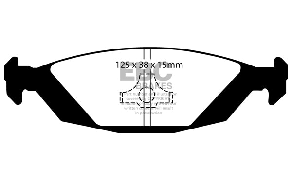 EBC Brakes Brake Pad - DP635