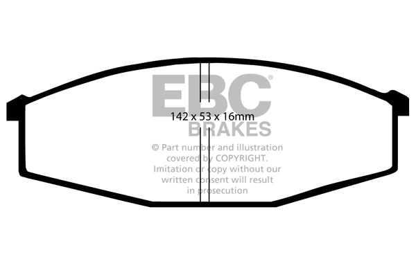 EBC Brakes Brake Pad - UD641