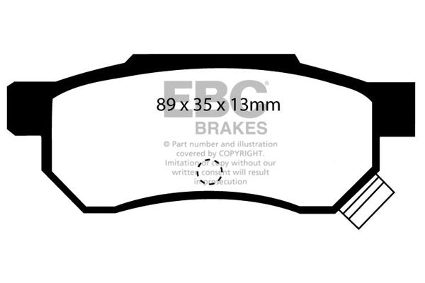EBC Brakes Brake Pad - DP642/2