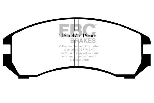 EBC Brakes Brake Pad - DP2665