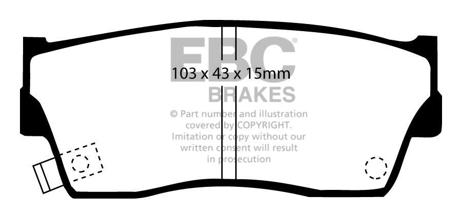 EBC Brakes Brake Pad - DP6774