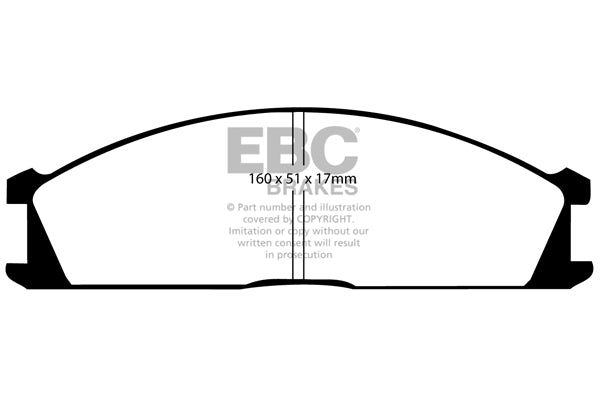 EBC Brakes Brake Pad - DP691