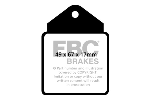 EBC Brakes Brake Pad - UD710