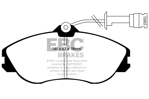 EBC Brakes Brake Pad - DP3711C