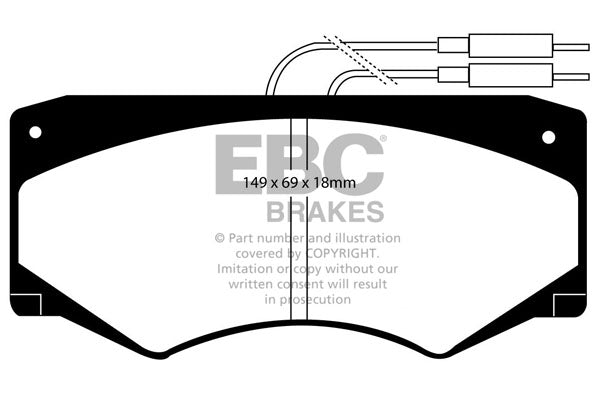 EBC Brakes Brake Pad - UD720