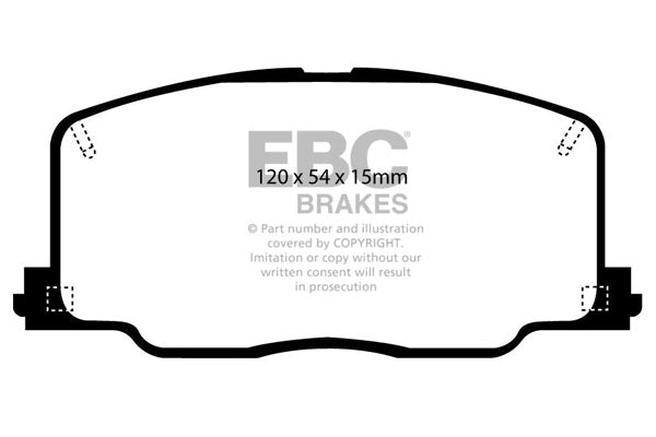 EBC Brakes Brake Pad - DP3725C