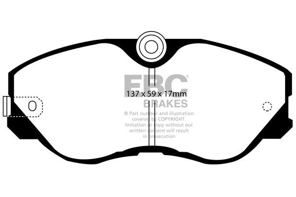 EBC Brakes Brake Pad - DP3736C