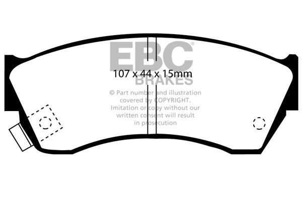 EBC Brakes Brake Pad - DP762