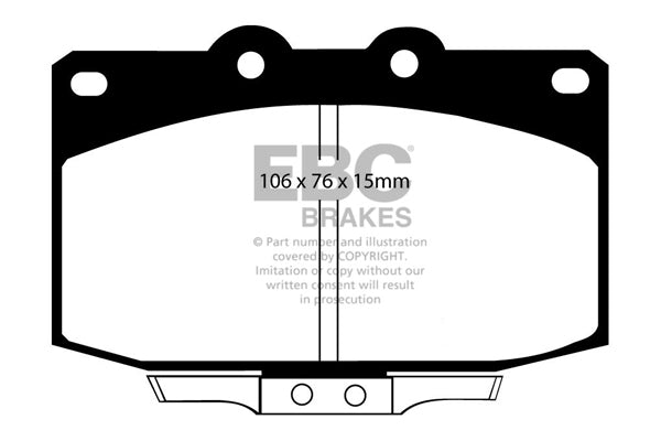 EBC Brakes Brake Pad - DP763