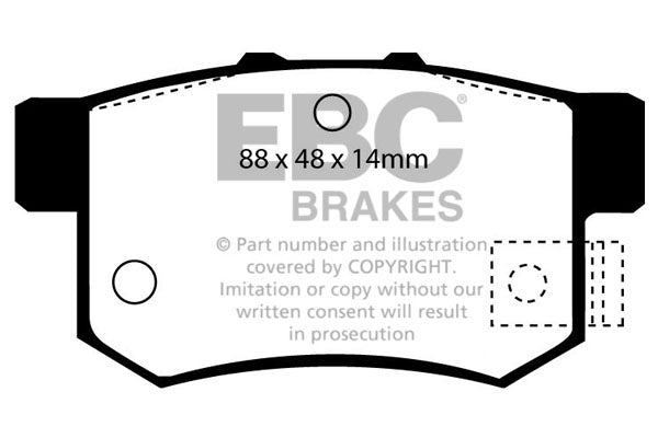 EBC Brakes Brake Pad - UD781