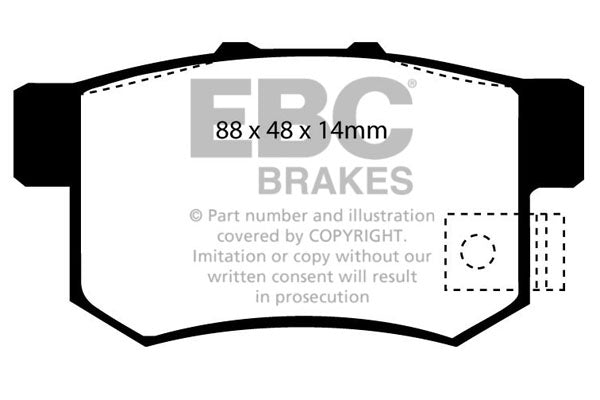 EBC Brakes Brake Pad - DP781/2