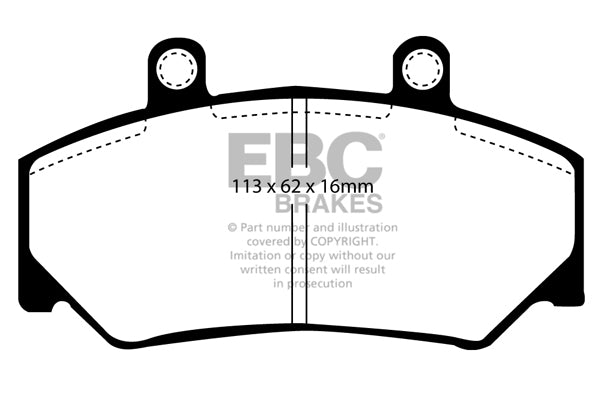EBC Brakes Brake Pad - DP2800