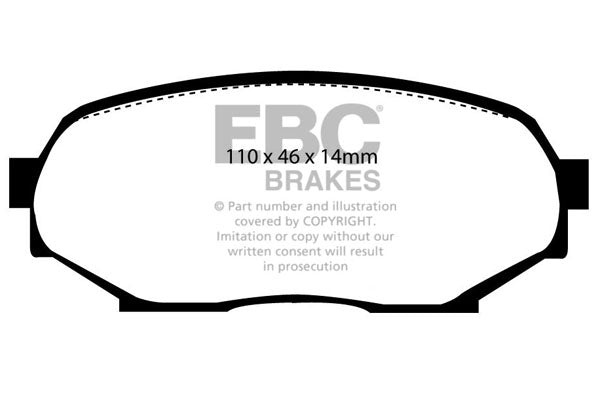 EBC Brakes Brake Pad - DP4802R