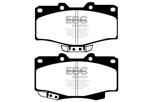 EBC Brakes Brake Pad - DP807
