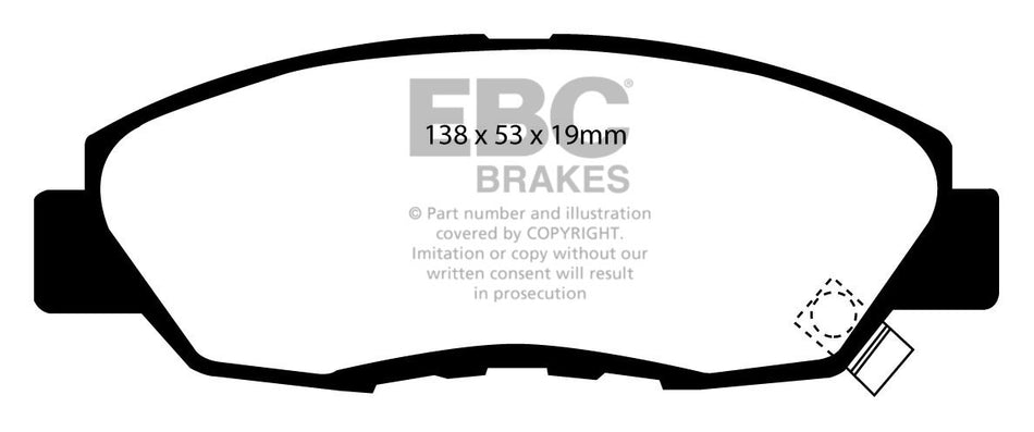 EBC Brakes Brake Pad - DP4812/2R
