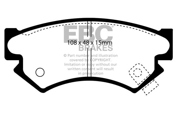 EBC Brakes Brake Pad - UD822