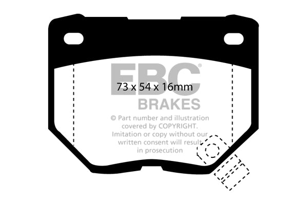 EBC Brakes Brake Pad - DP3826C