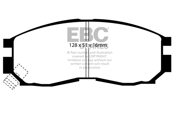 EBC Brakes Brake Pad - DP830