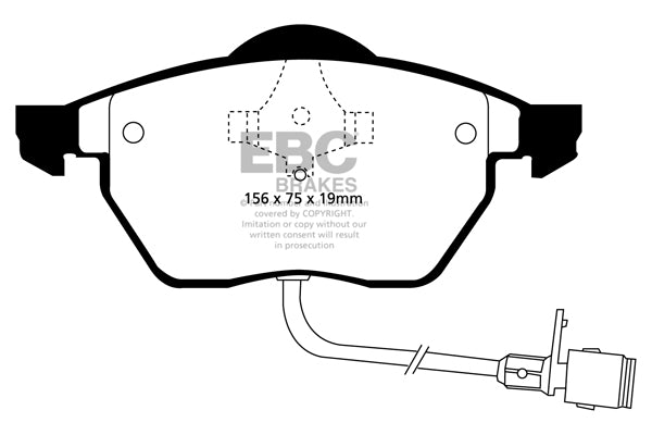 EBC Brakes Brake Pad - DP4836R