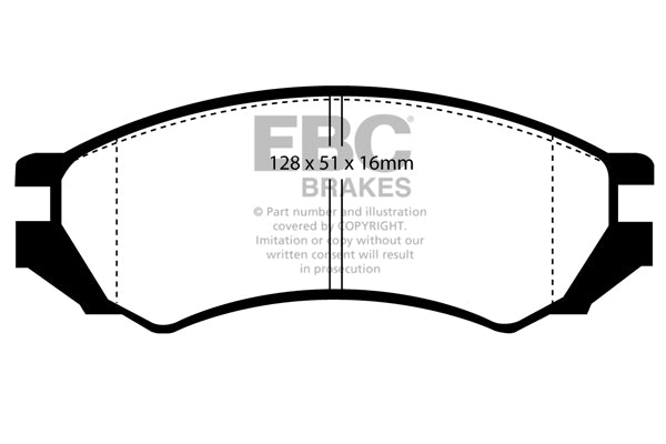 EBC Brakes Brake Pad - UD839