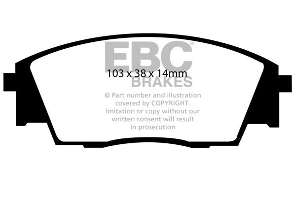 EBC Brakes Brake Pad - UD840
