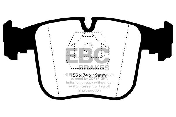 EBC Brakes Brake Pad - DP3870C